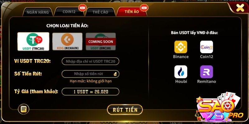 Câu hỏi thắc mắc về rút tiền tại cổng game Sao79